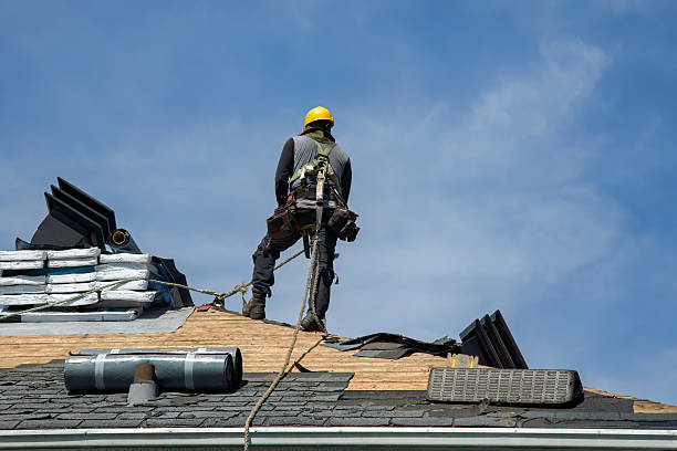 Professional Roof Replacement technician working in Stonewall, TX